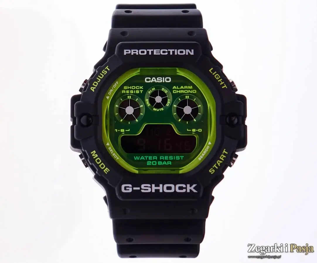 G-SHOCK DW-5900TS-1 “G-Hulk”. Plusy i minusy zegarka z perspektywy użytkownika