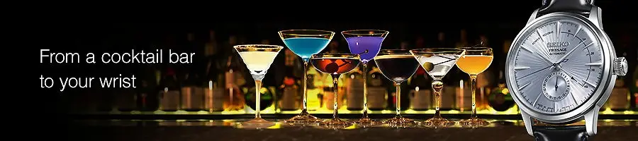 SEIKO Presage nowe modele „Cocktail time” – Manhattan, Martini czy może Margarita? 