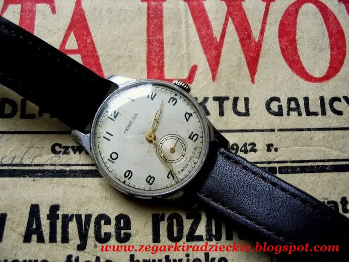 Zegarek Pobieda z Czystopolskiej Fabryki Zegarków