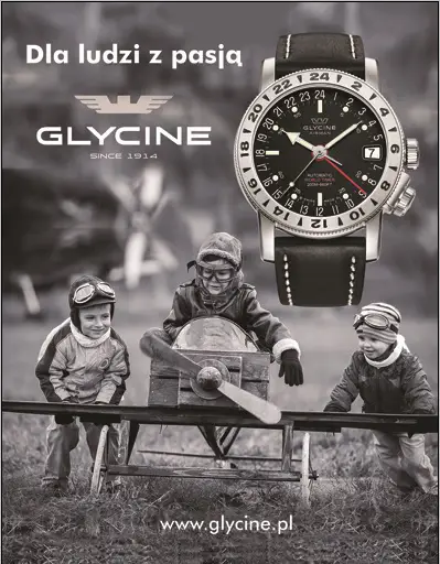 Reklama zegarków Glycine