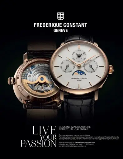 Reklama zegarków Frederique Constant