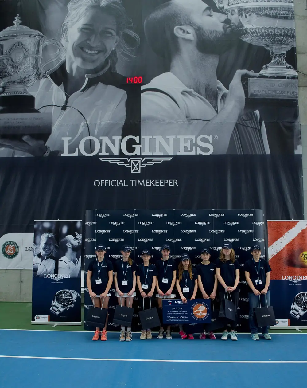 fot. Zawodniczki turnieju Longines Future Tennis Aces 2014