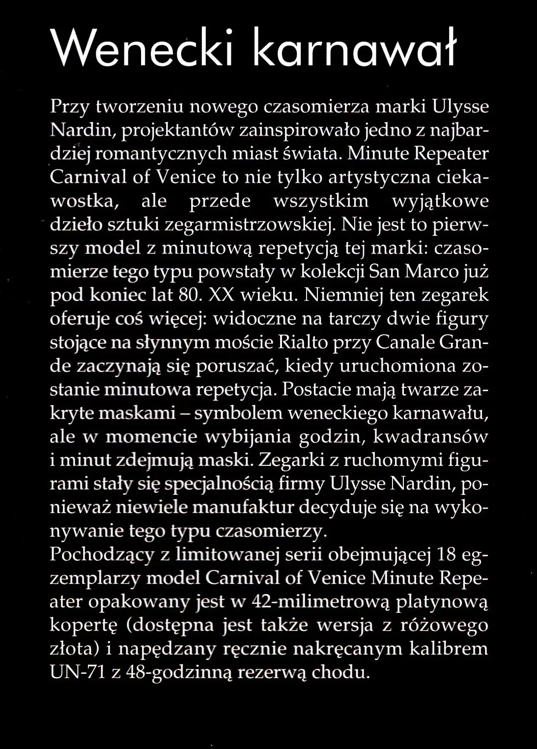 Ulysse Nardin Słownictwo Zawodowe, Zegarkiipasja.pl