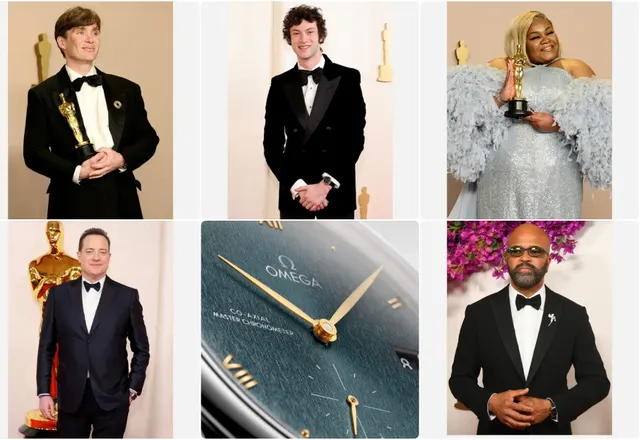 Oscary 2024: zegarki Omega na nadgarstkach filmowych gwiazd