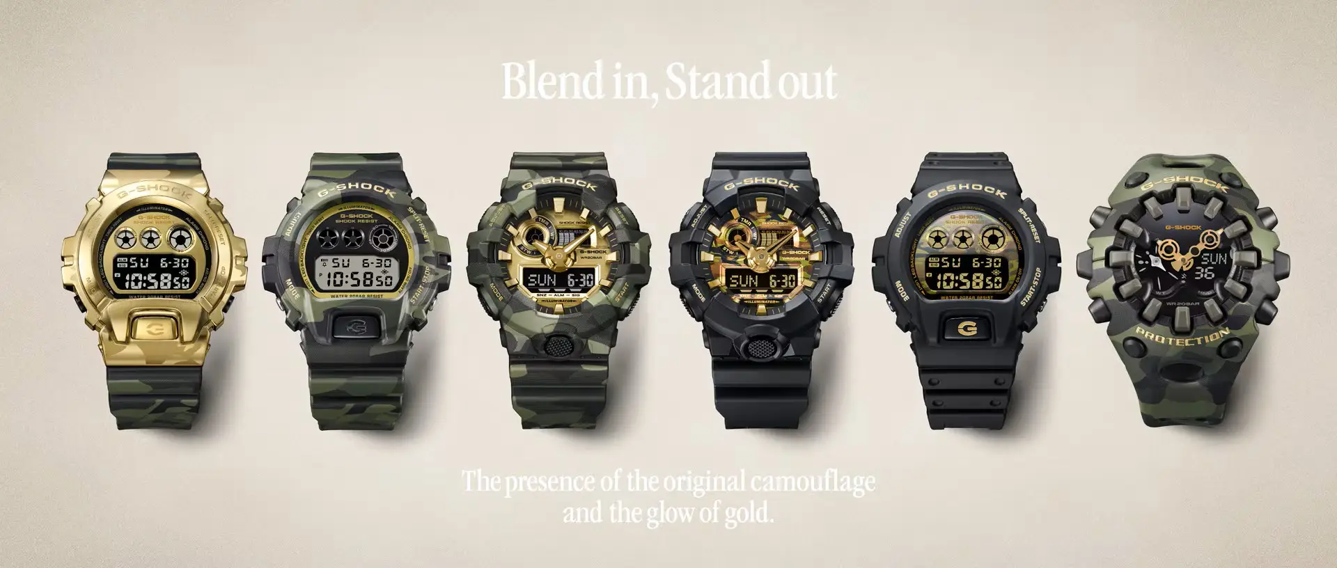 G-SHOCK Bold Camo. Zegarki podkreślające streetwearowe DNA japońskiej marki