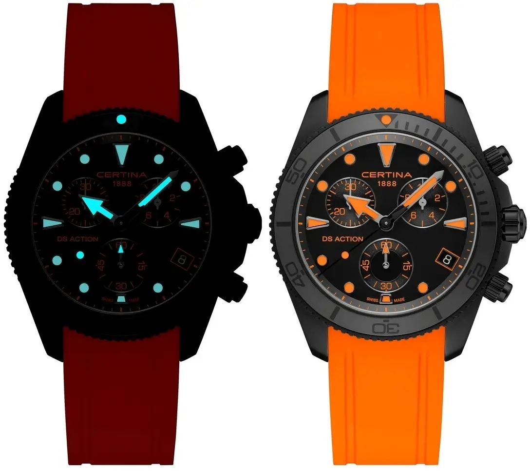 Certina DS Action Diver 38 mm oraz DS Action Chrono