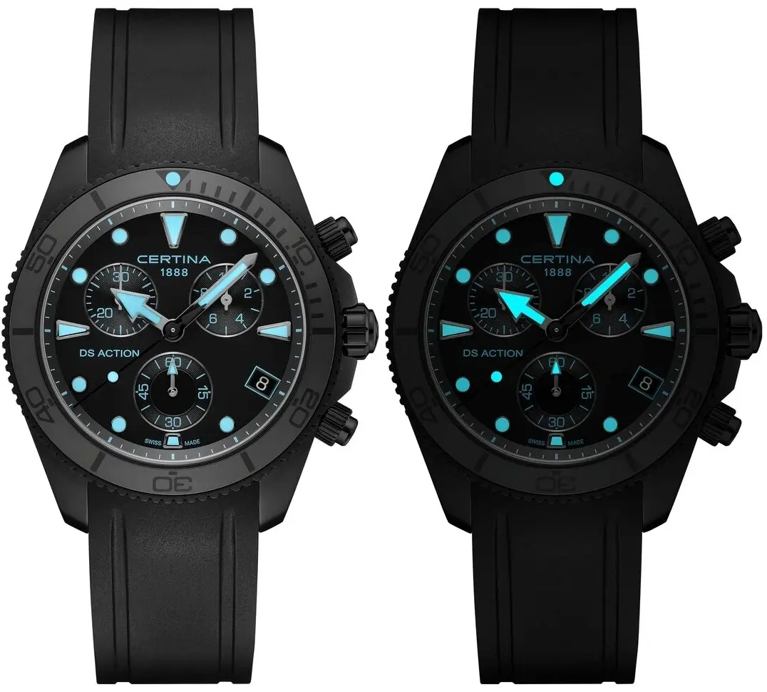 Certina DS Action Diver 38 mm oraz DS Action Chrono