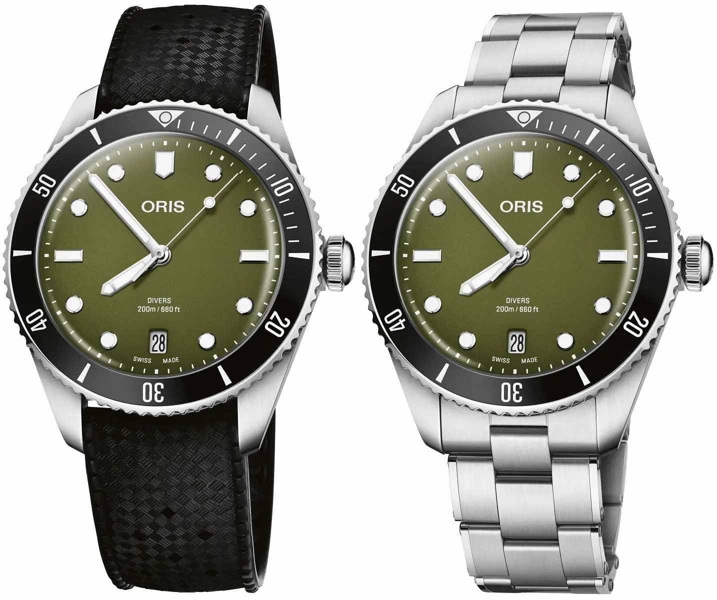 Oris Divers Date. Popularny “diver” z tarczą w kolorze oliwkowym