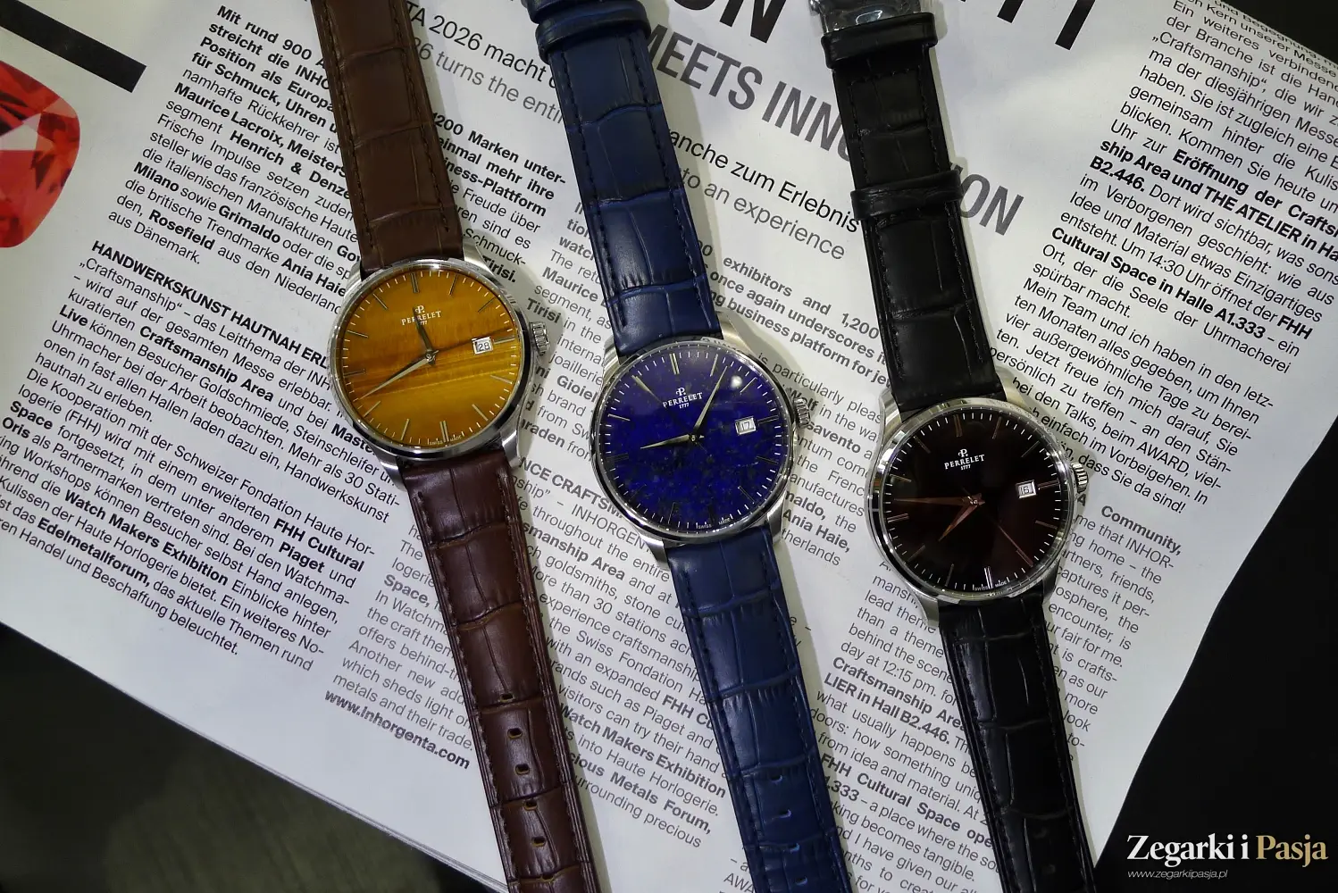 Perrelet Weekend Stone Dials
