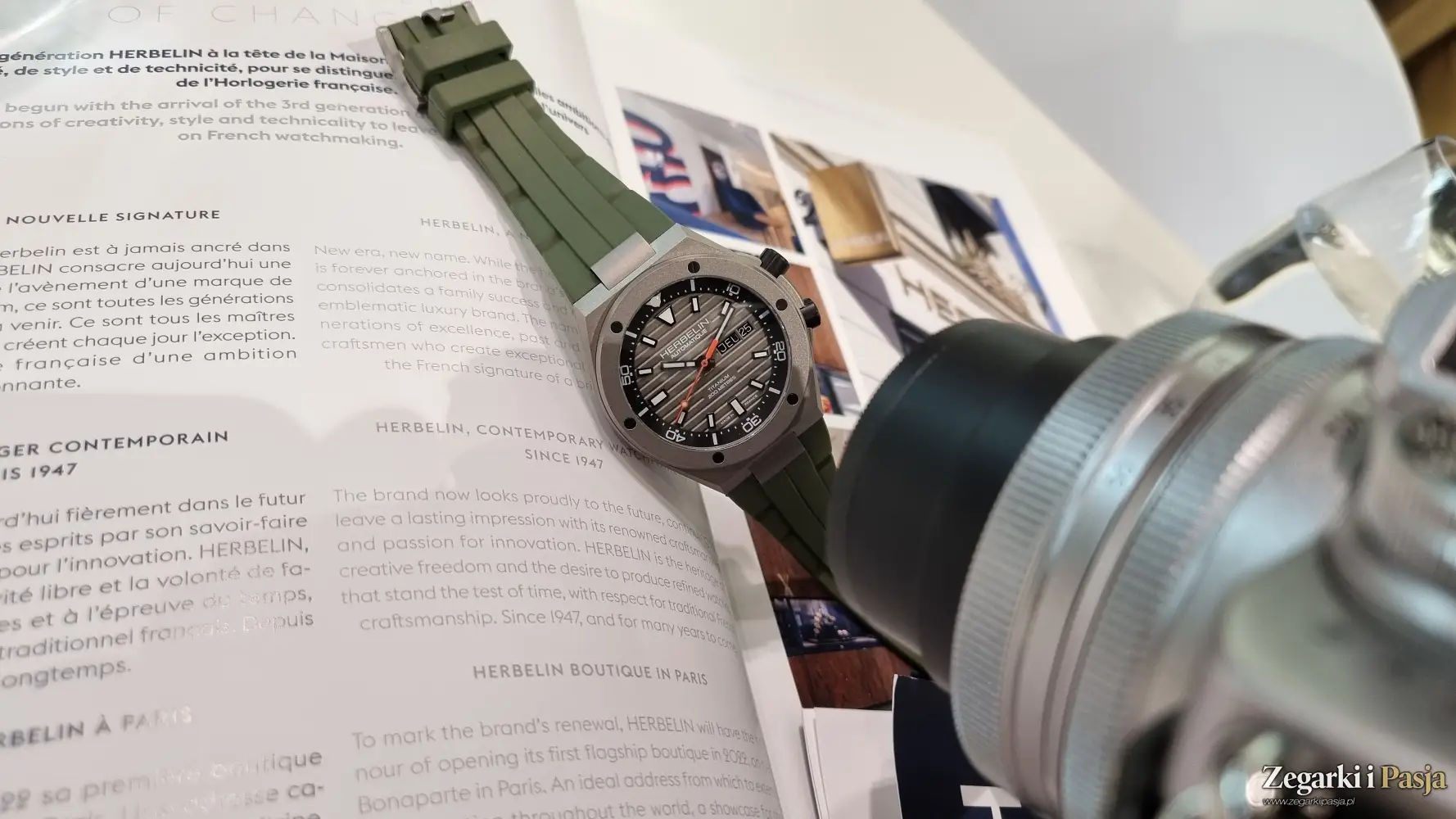 Herbelin Cap Camarat Diver Automatic Titanium