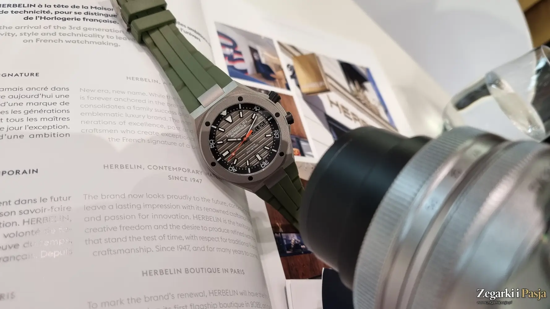 Herbelin Cap Camarat Diver Automatic Titanium