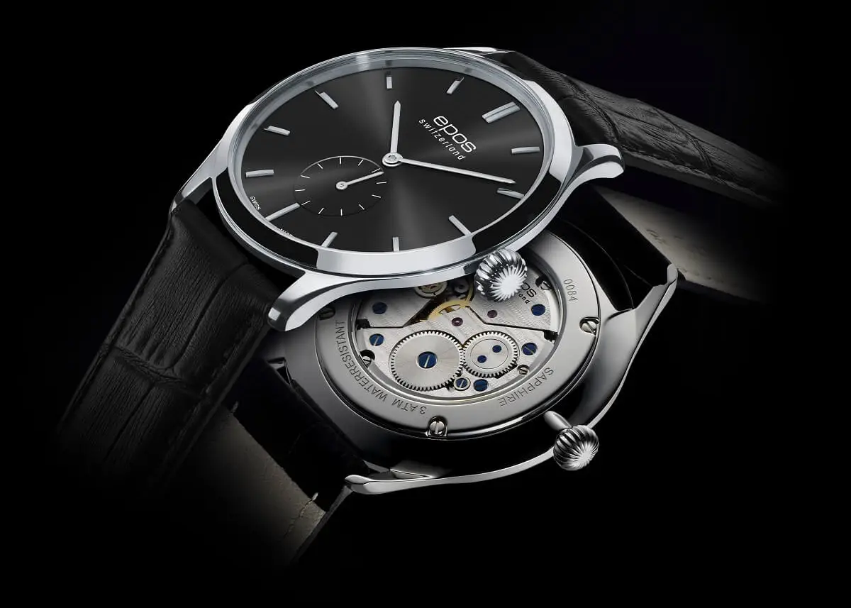 Epos Timeless 3408. Nowe kolory tarcz, ten sam ultra-płaski zegarek mechaniczny