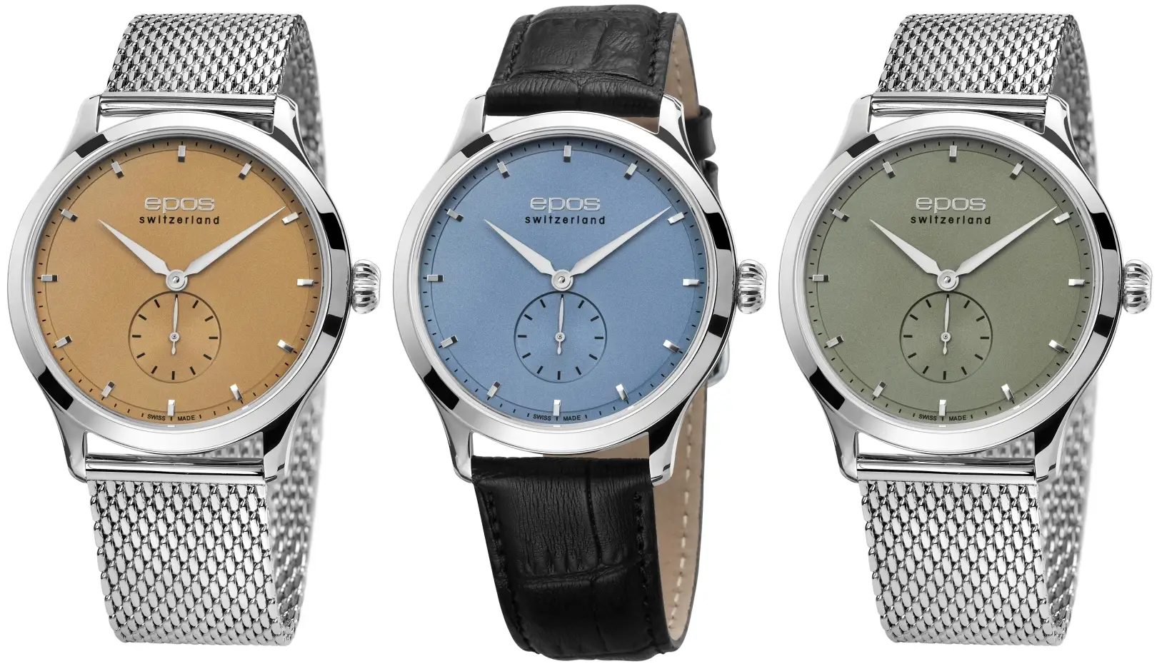 Epos Timeless 3408. Nowe kolory tarcz, ten sam ultra-płaski zegarek mechaniczny