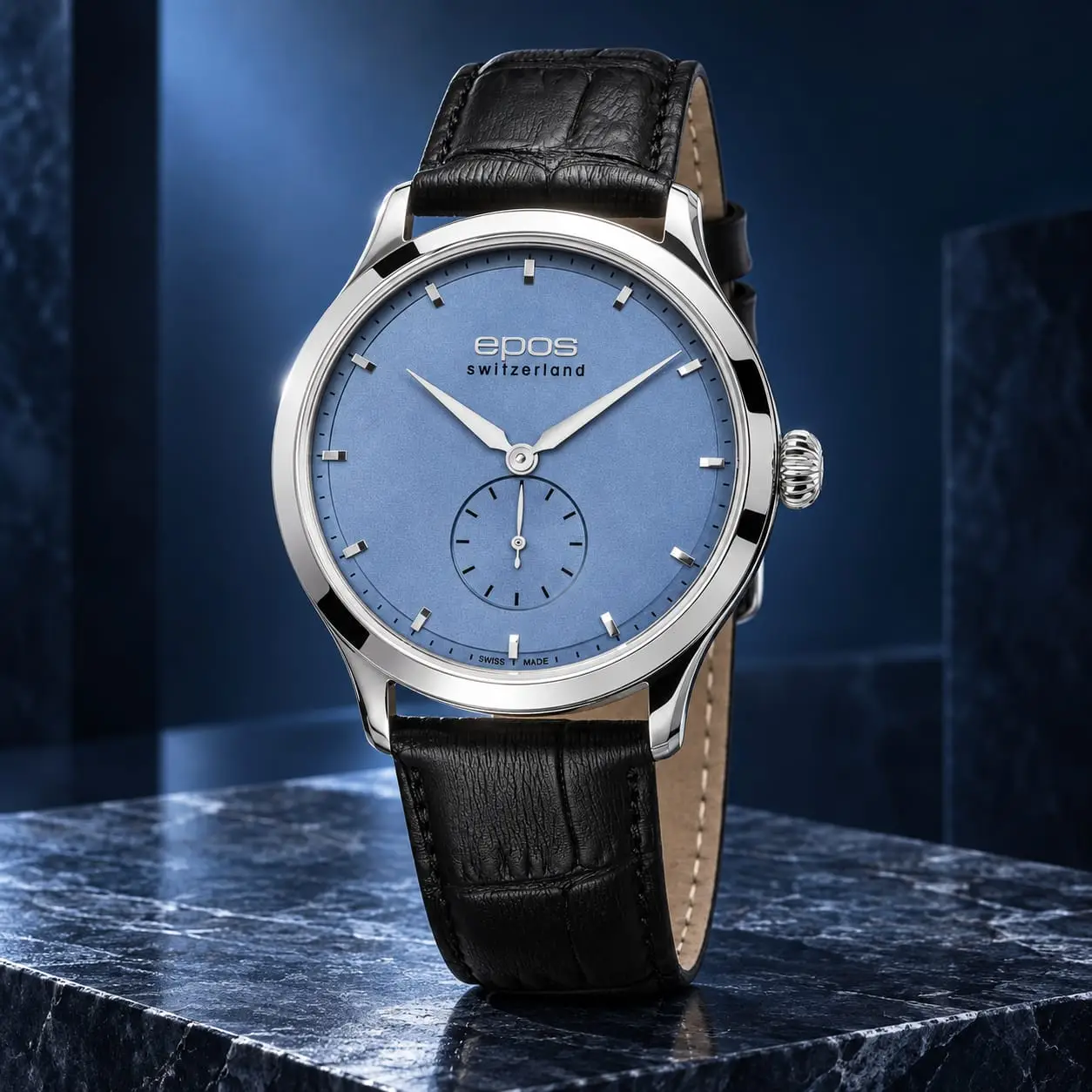 Epos Timeless 3408. Nowe kolory tarcz, ten sam ultra-płaski zegarek mechaniczny