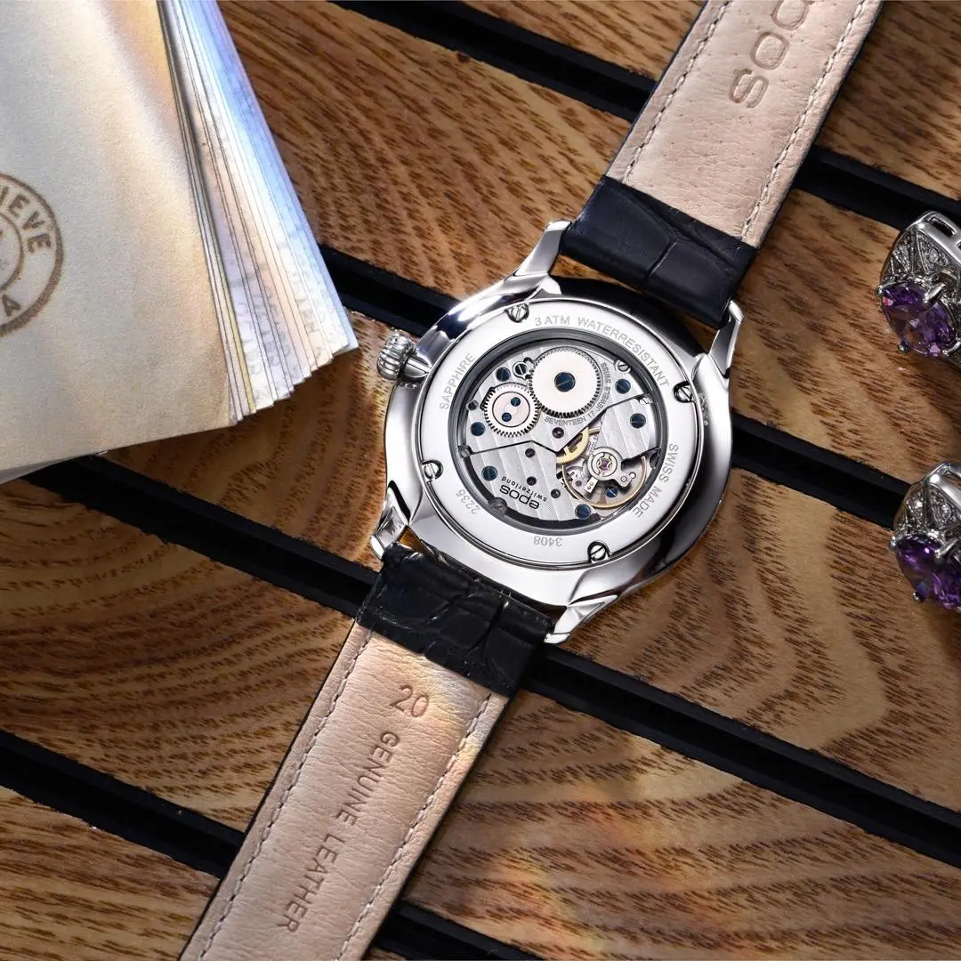 Epos Timeless 3408. Nowe kolory tarcz, ten sam ultra-płaski zegarek mechaniczny