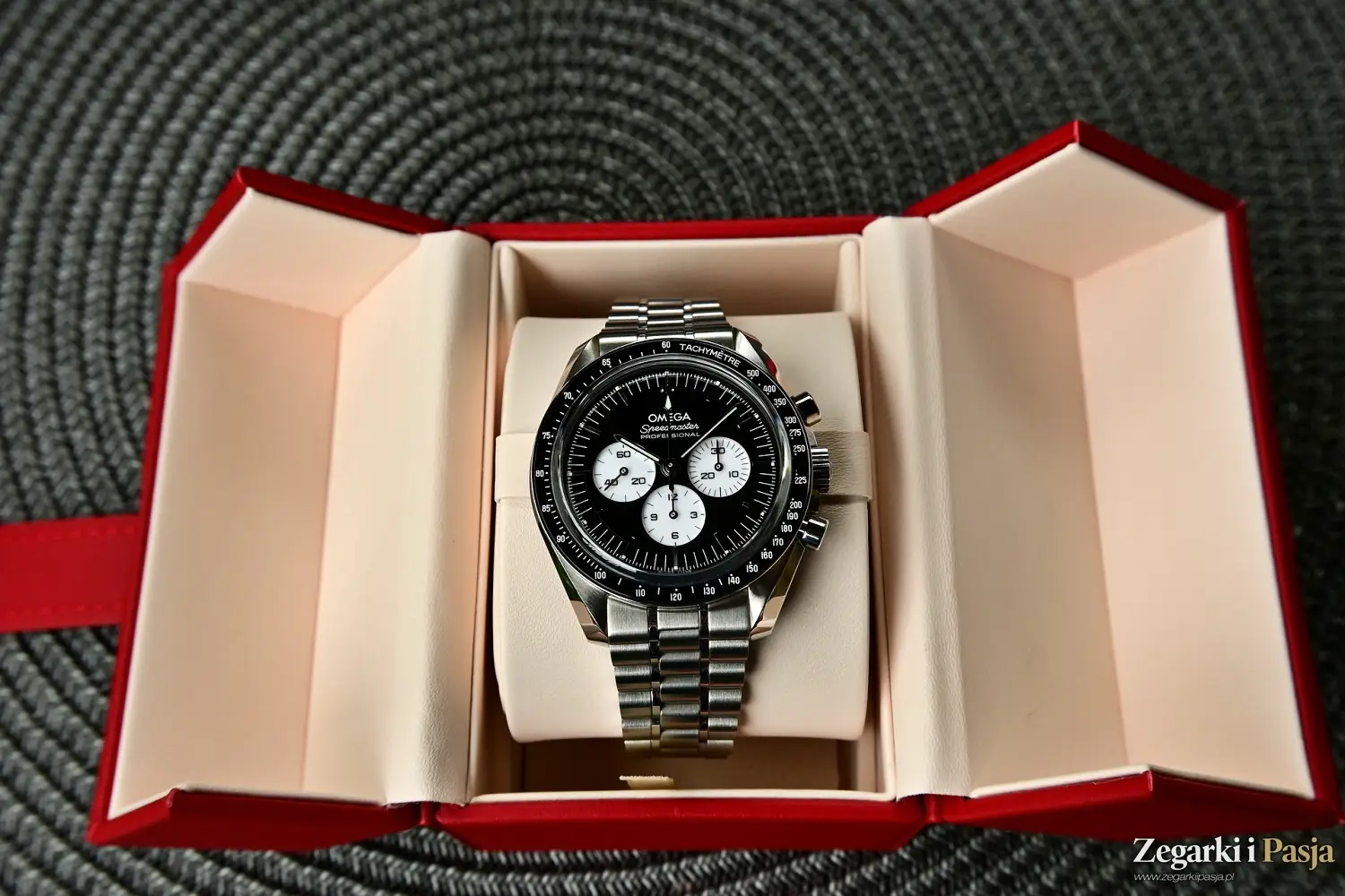 Recenzja Omega Speedmaster Moonwatch “Panda Dial” 310.30.42.50.01.004