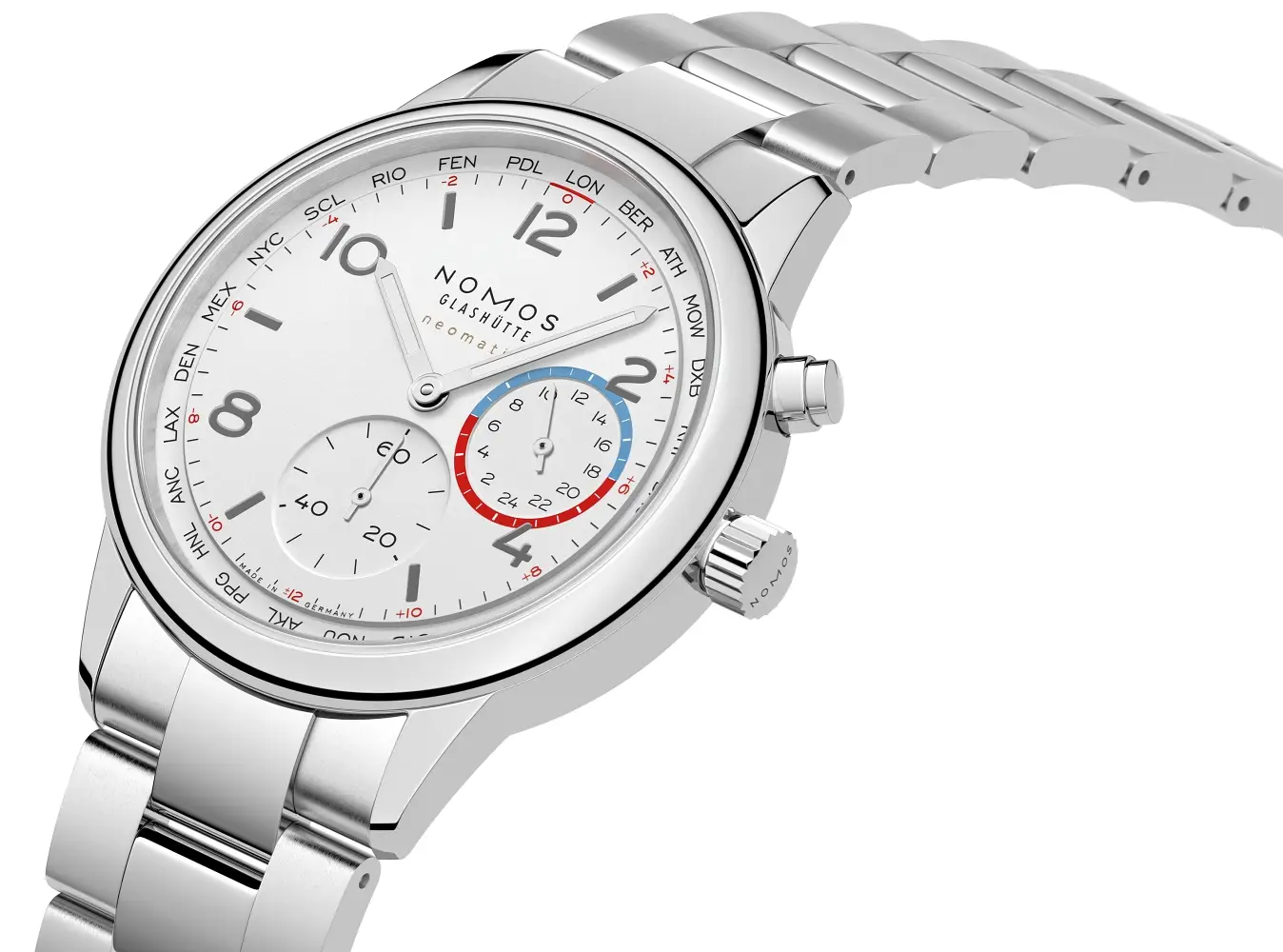 Nomos Club Sport neomatik Worldtimer.
