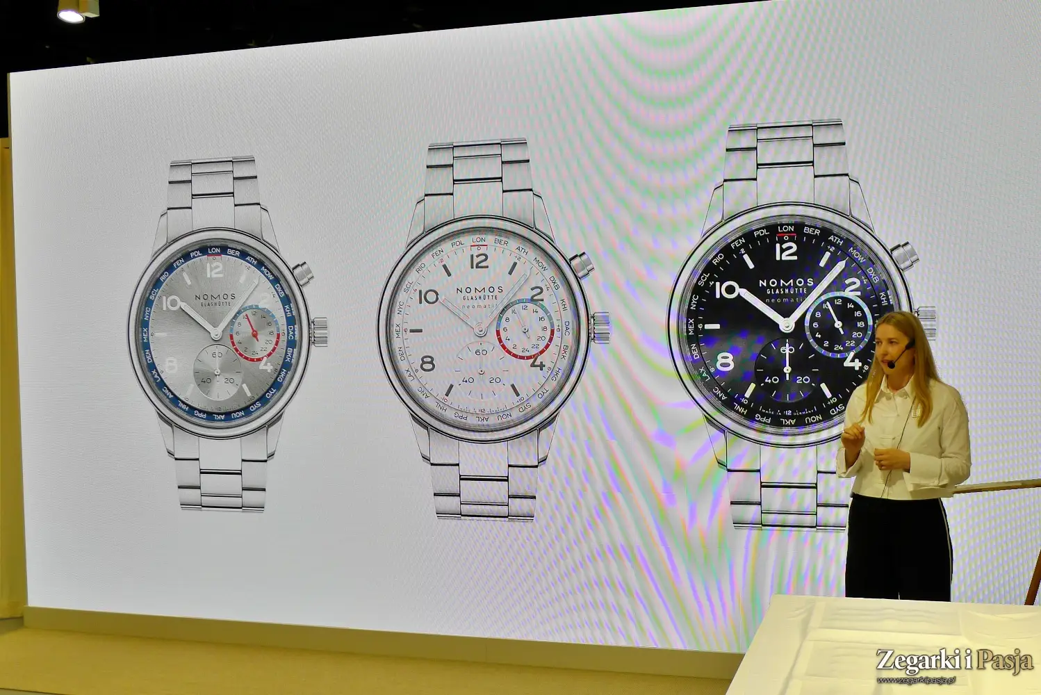Nomos Club Sport neomatik Worldtimer.