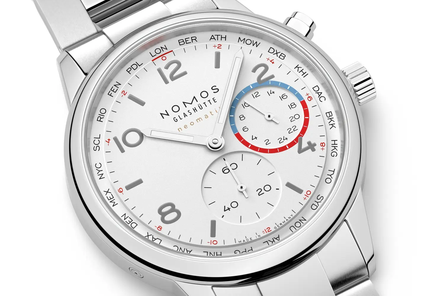 Nomos Club Sport neomatik Worldtimer.