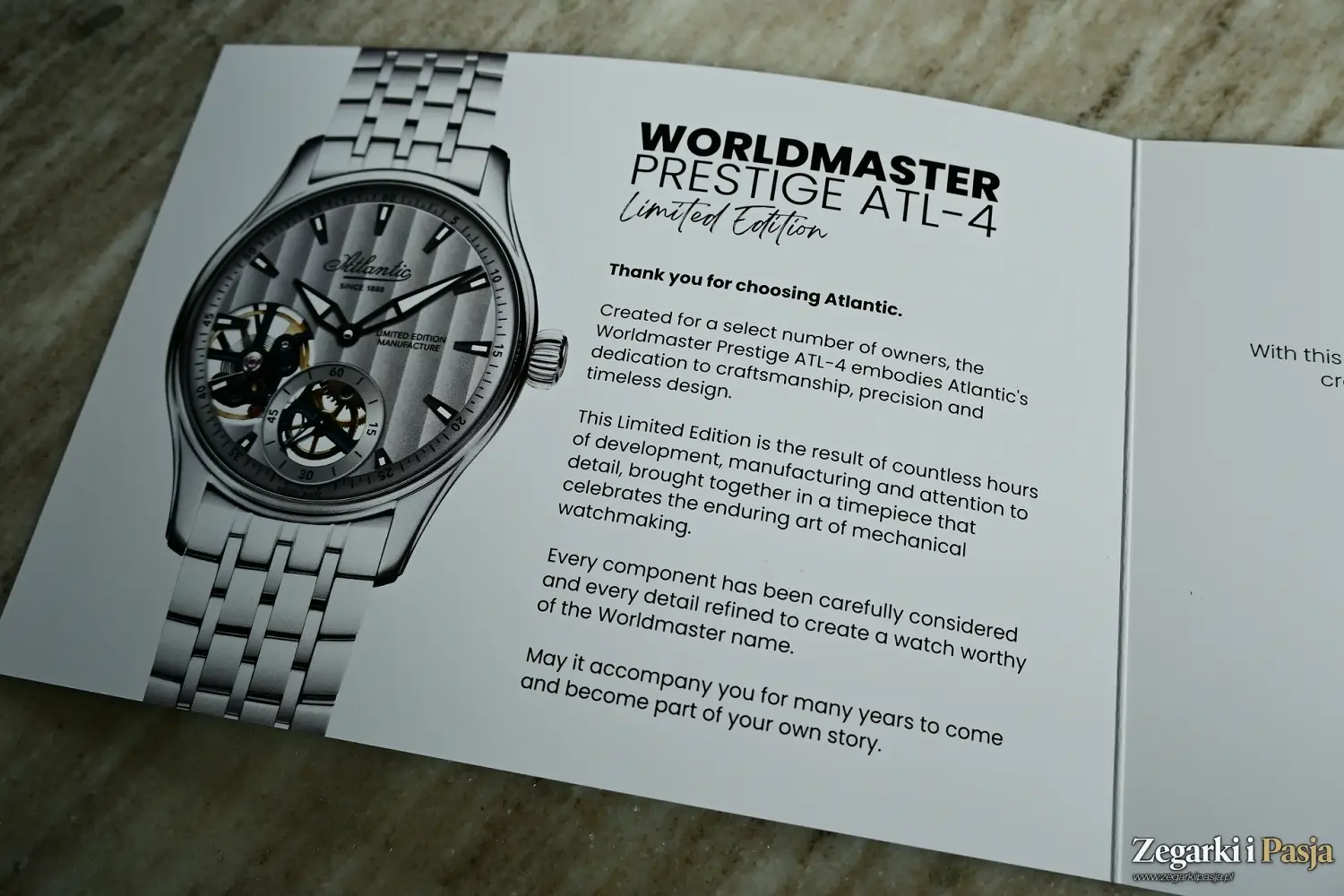 Recenzja: Atlantic Worldmaster Prestige Manufacture LE 188