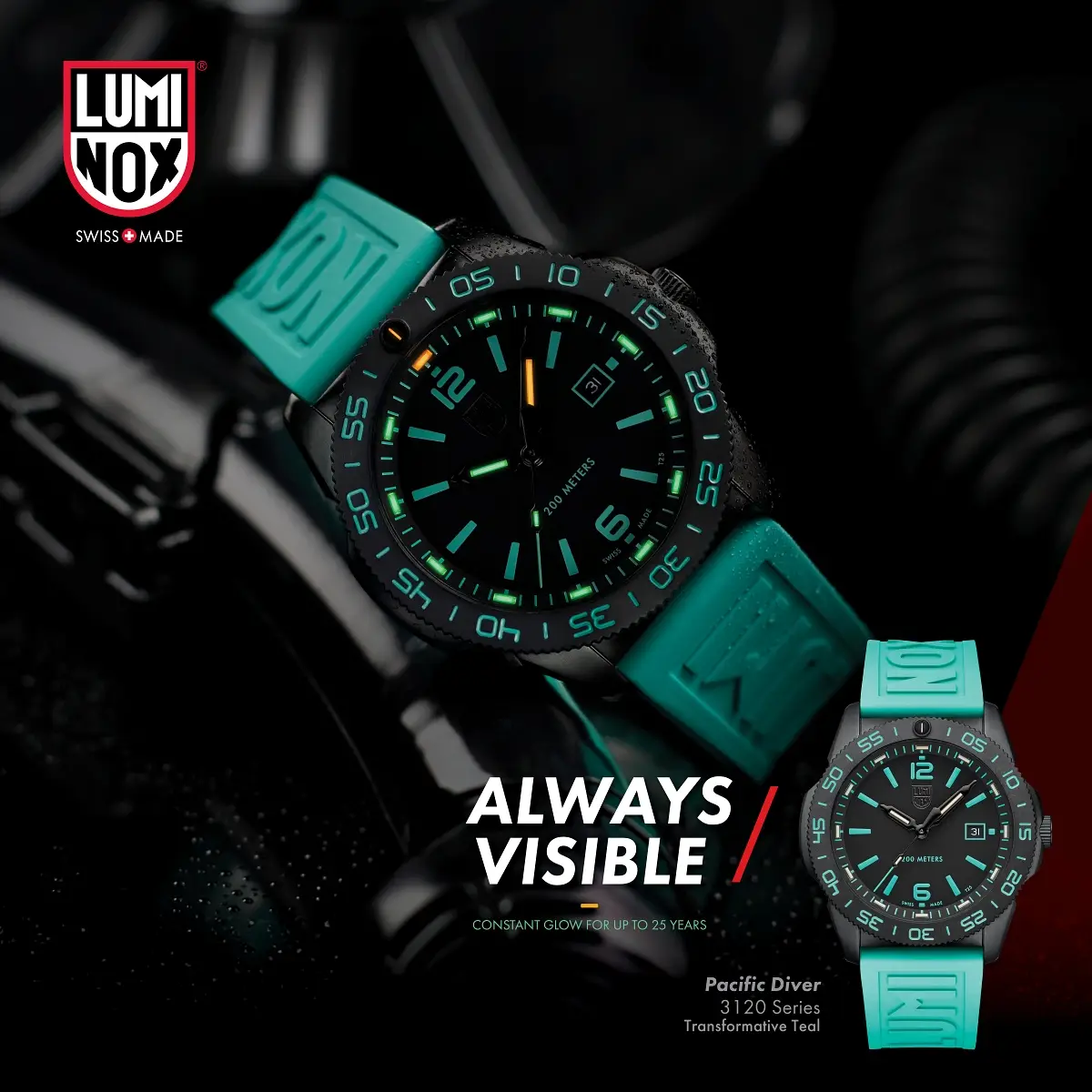 Luminox Pacific Diver 3120 Transformative Teal