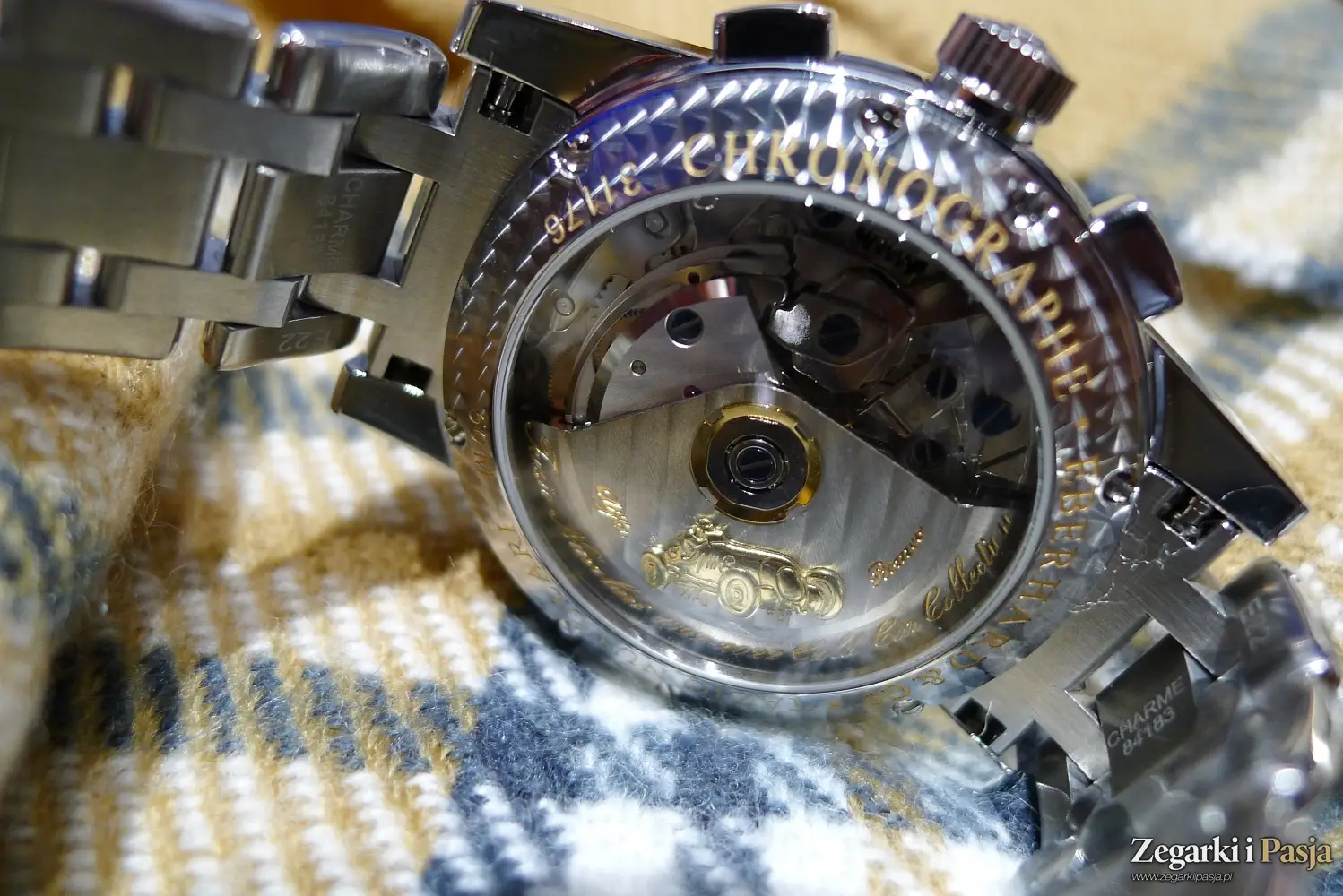 Eberhard & Co. Chronograph Tazio Nuvolari i Tazio Nuvolari Gold Car Collection