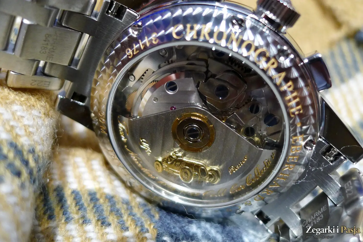 Eberhard & Co. Chronograph Tazio Nuvolari i Tazio Nuvolari Gold Car Collection