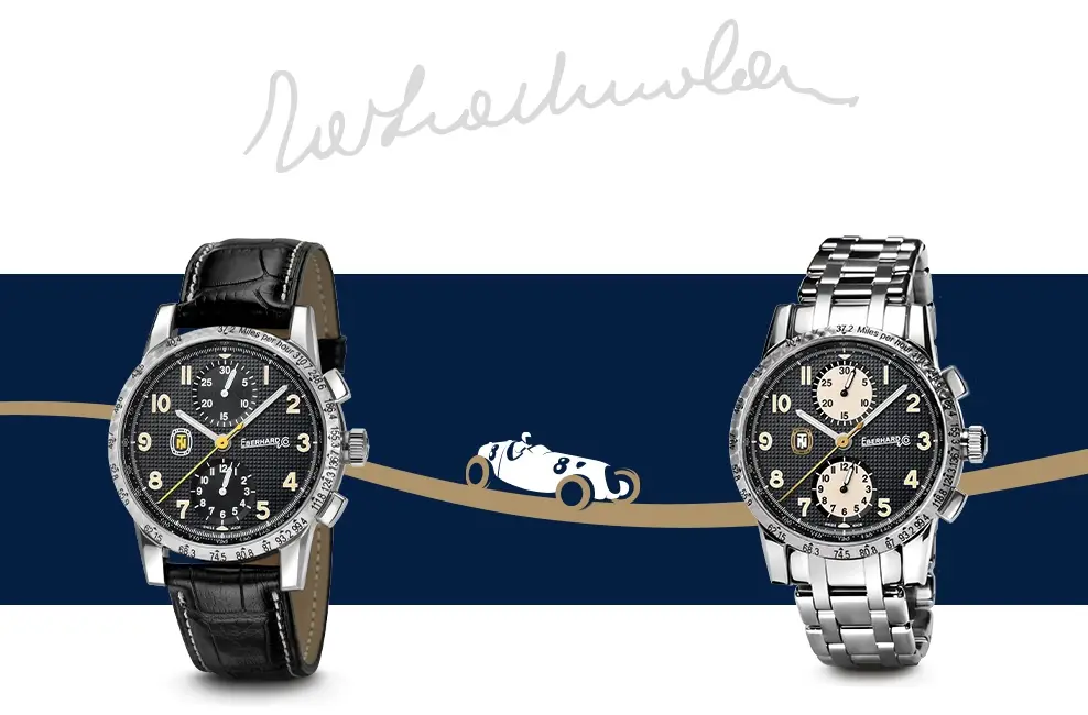 Eberhard & Co. Chronograph Tazio Nuvolari i Tazio Nuvolari Gold Car Collection