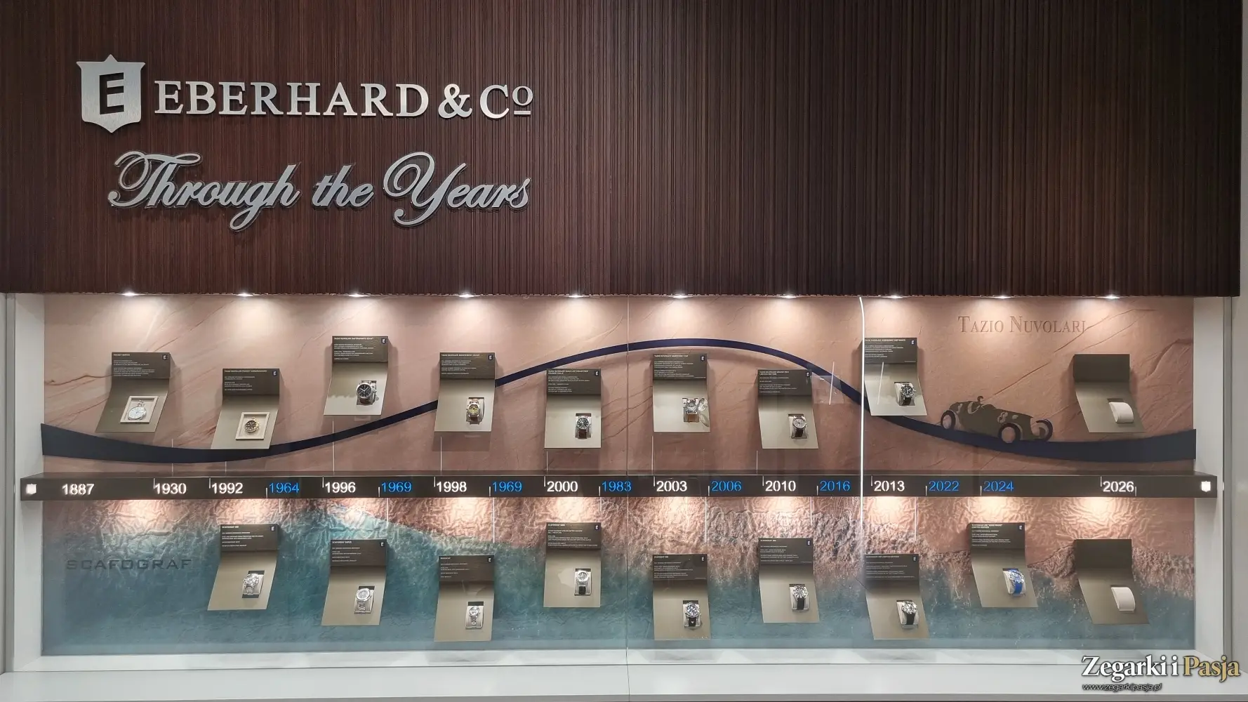 Eberhard & Co. Chronograph Tazio Nuvolari i Tazio Nuvolari Gold Car Collection