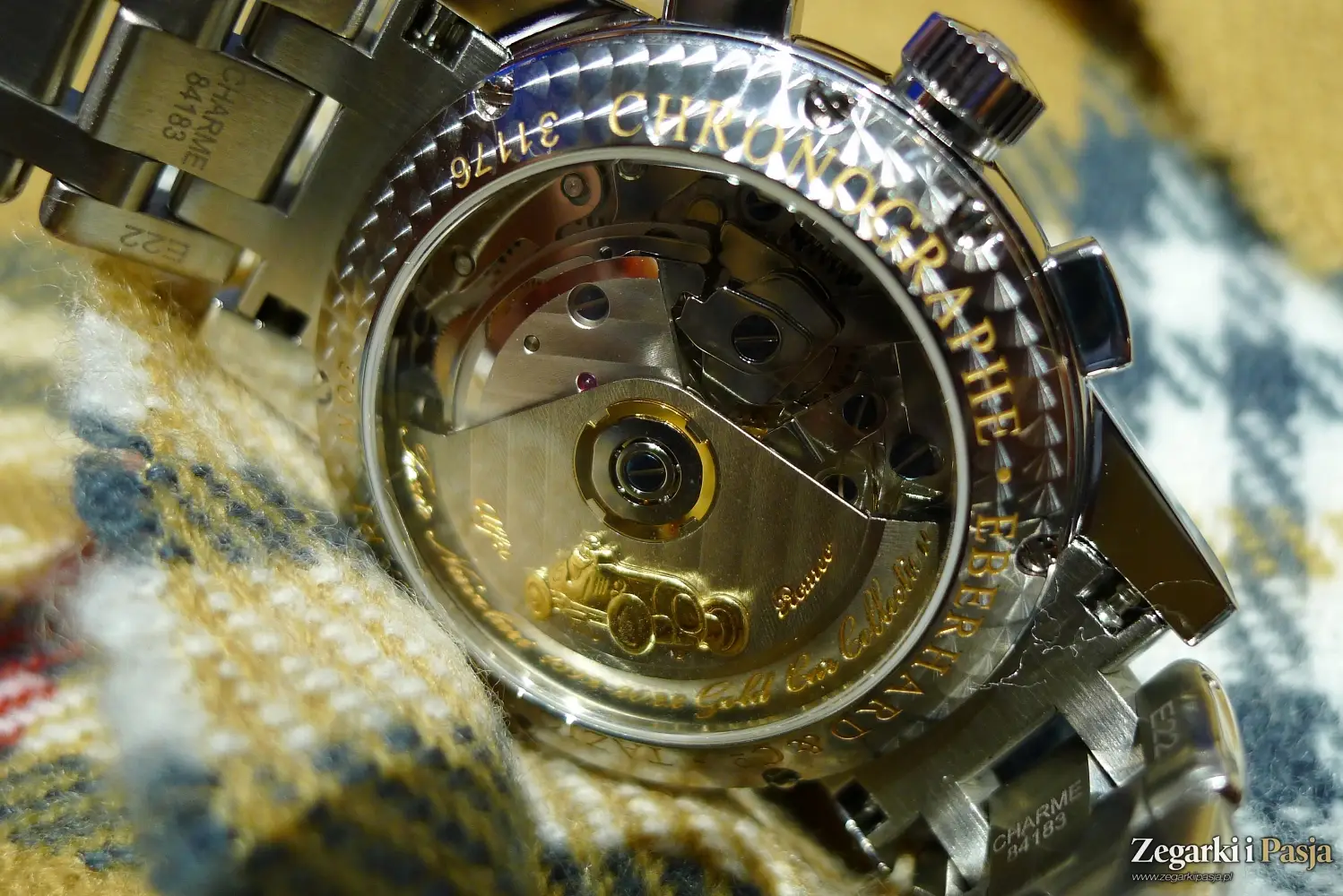 Eberhard & Co. Chronograph Tazio Nuvolari i Tazio Nuvolari Gold Car Collection