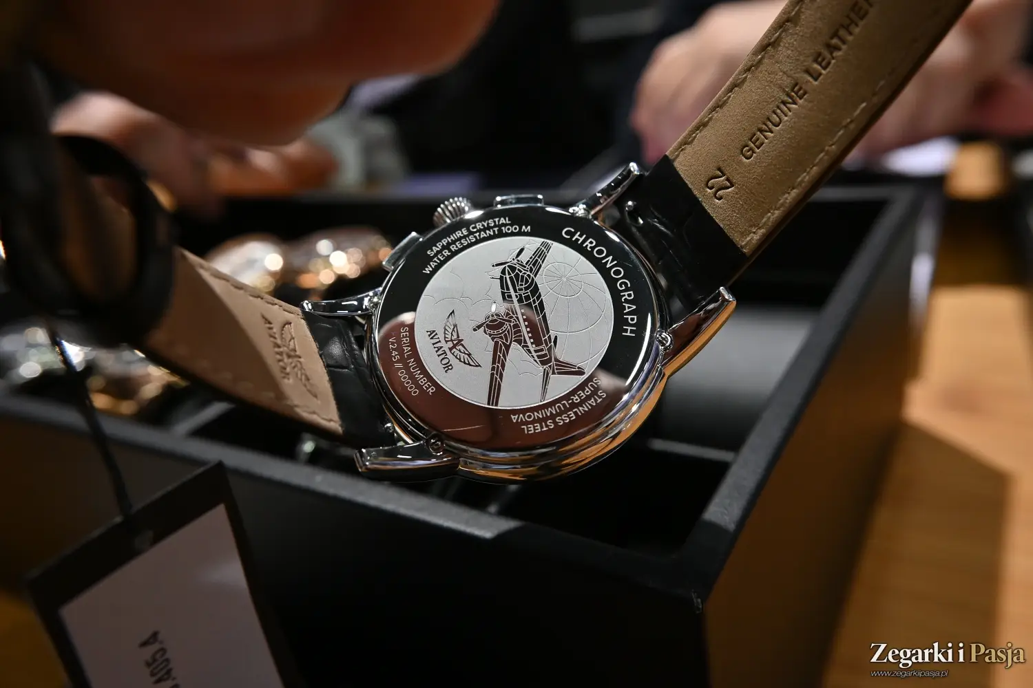 Aviator Swiss Made Douglas DC3 Chronograph Quartz