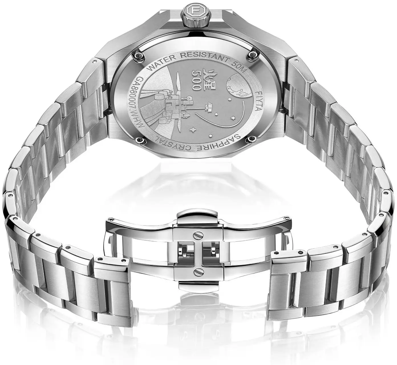 FIYTA Space Collection "Mars-500" Chinese Meteorite Edition Watch GA880007.WHW
