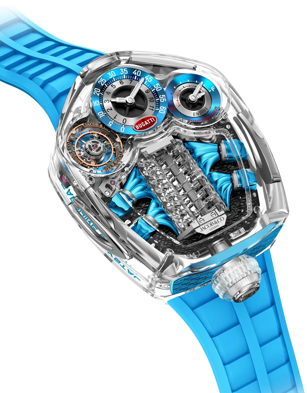 Jacob & Co. Bugatti Tourbillon Sapphire Crystal