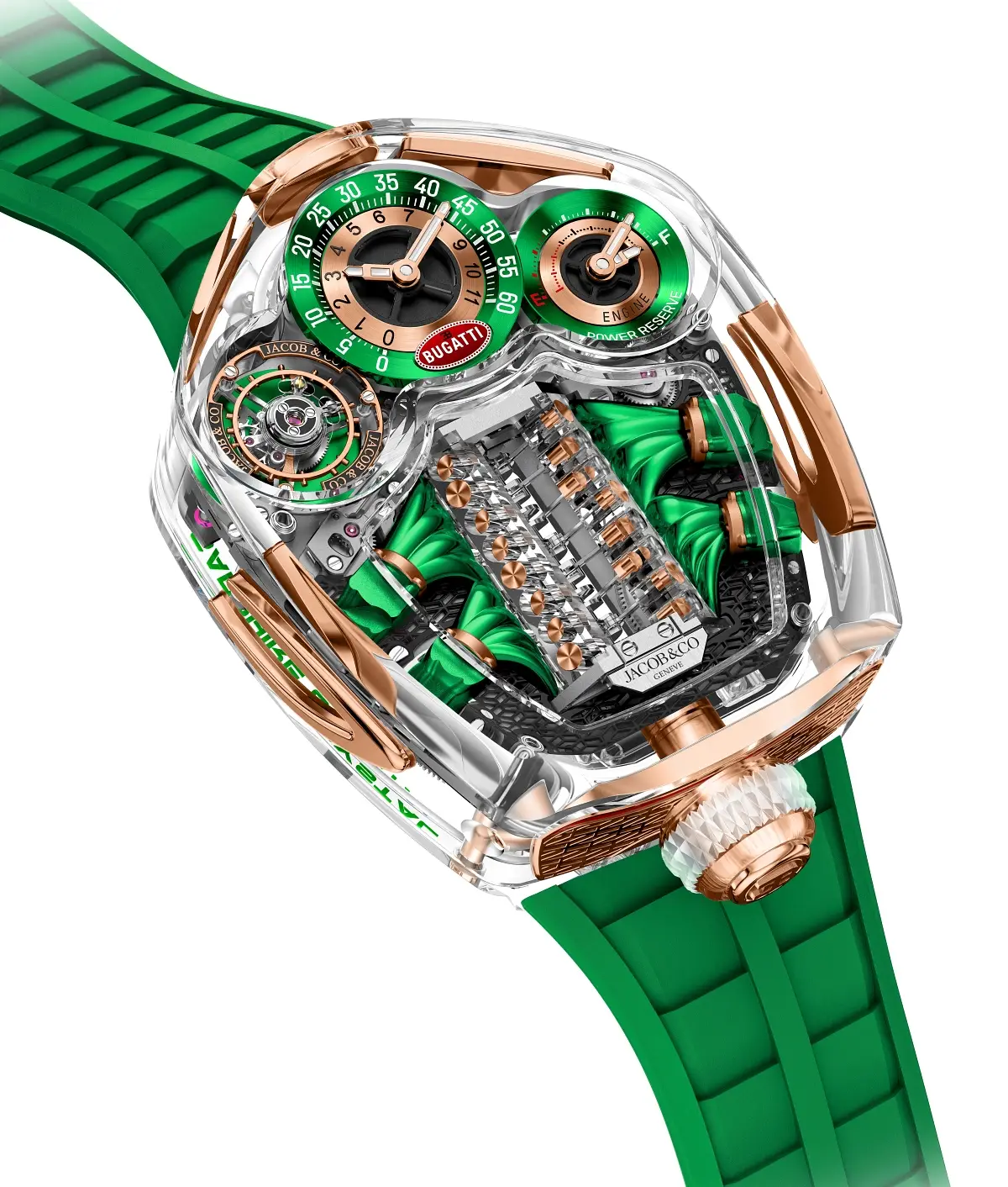 Jacob & Co. Bugatti Tourbillon Sapphire Crystal