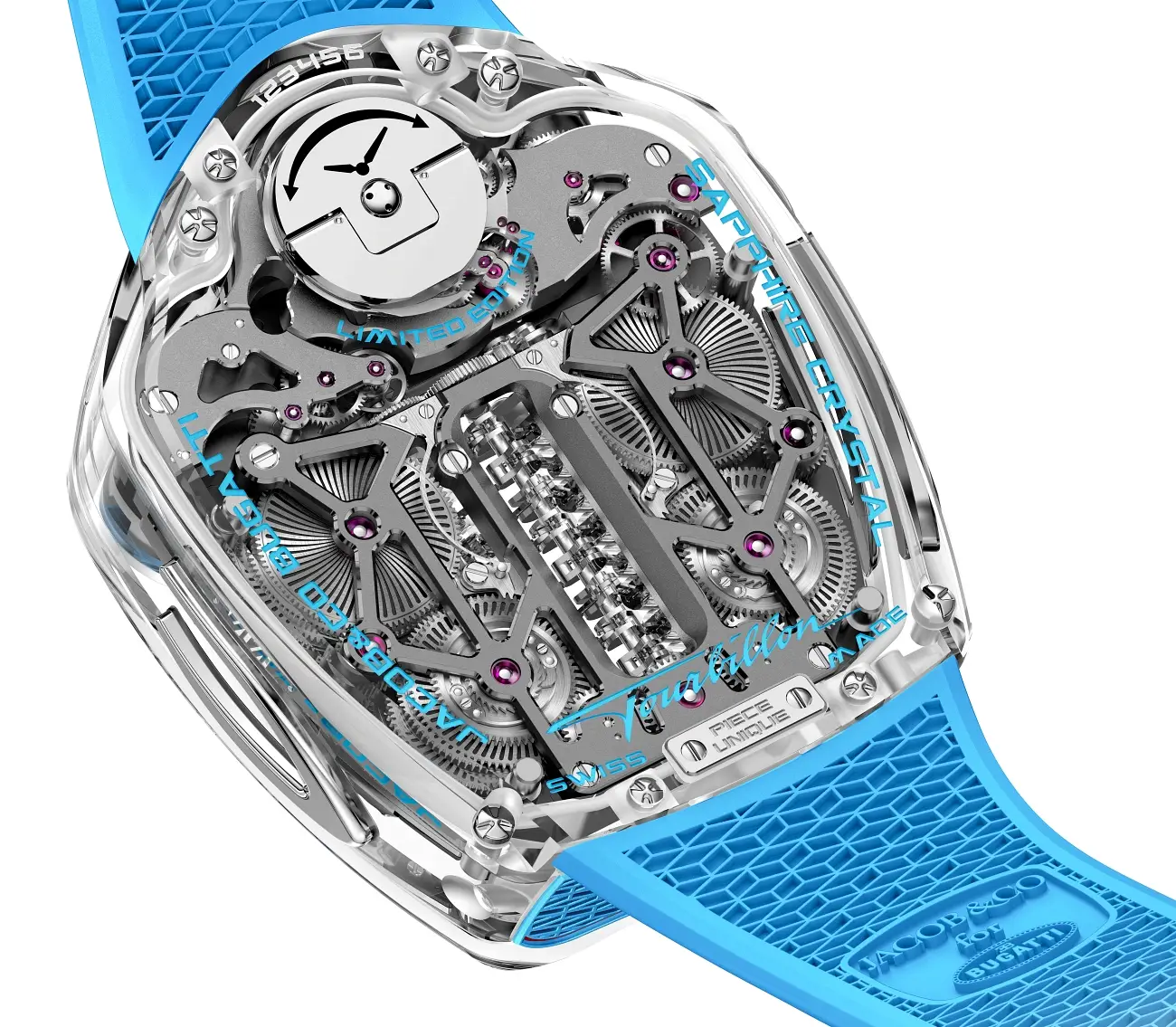 Jacob & Co. Bugatti Tourbillon Sapphire Crystal