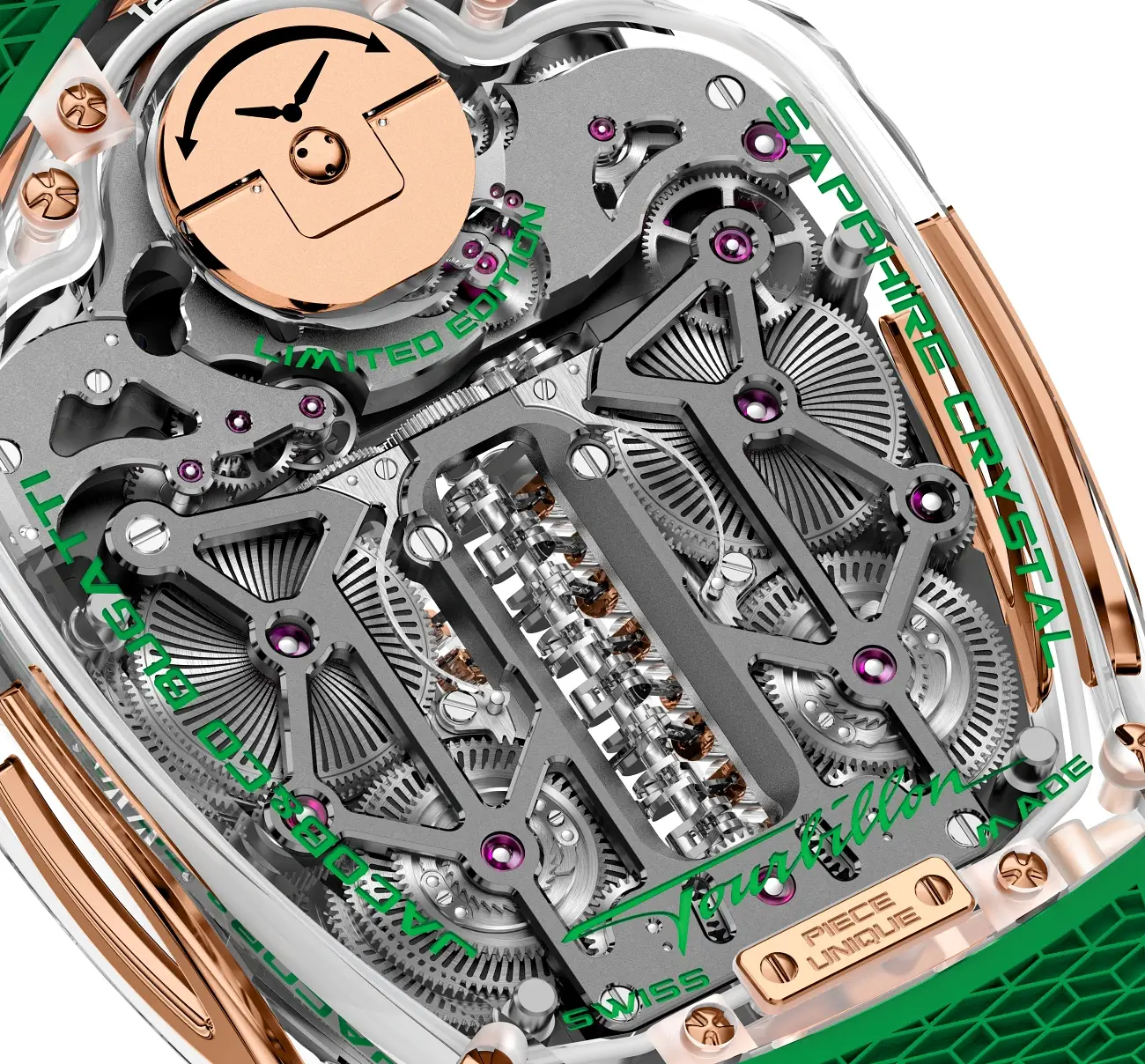 Jacob & Co. Bugatti Tourbillon Sapphire Crystal
