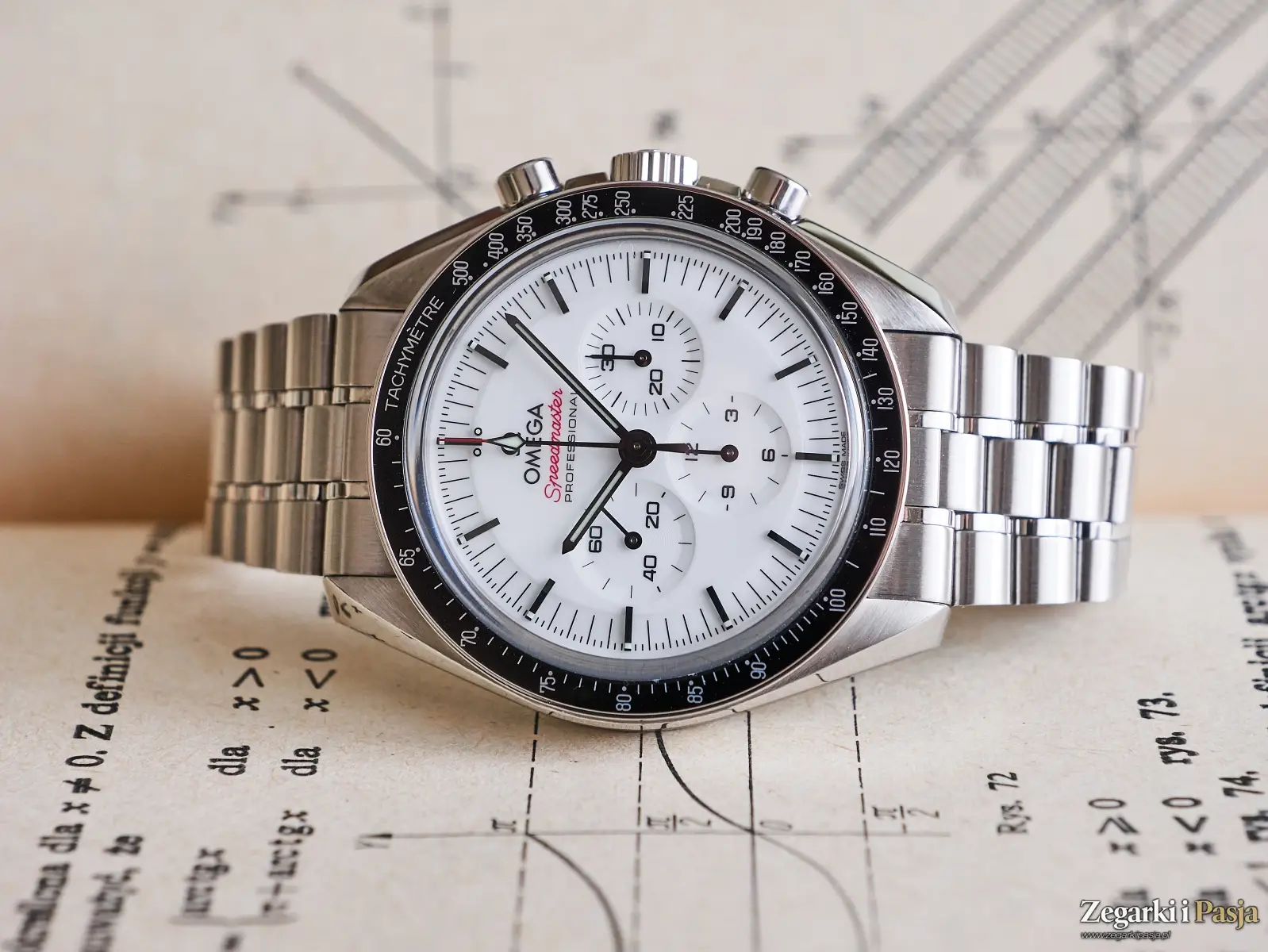 Recenzja Omegi Speedmaster Professional „White Dial”
