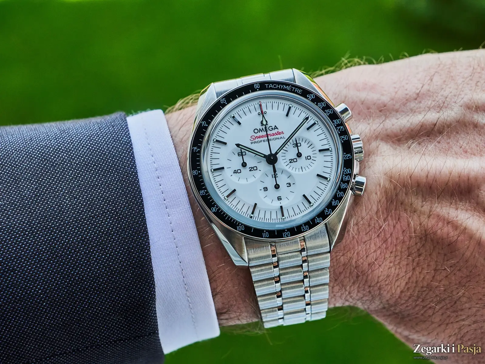 Recenzja Omegi Speedmaster Professional „White Dial”