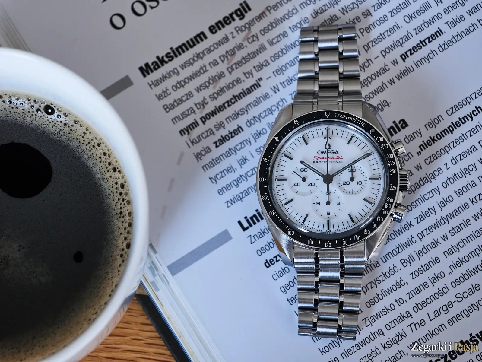 Recenzja Omegi Speedmaster Professional „White Dial”