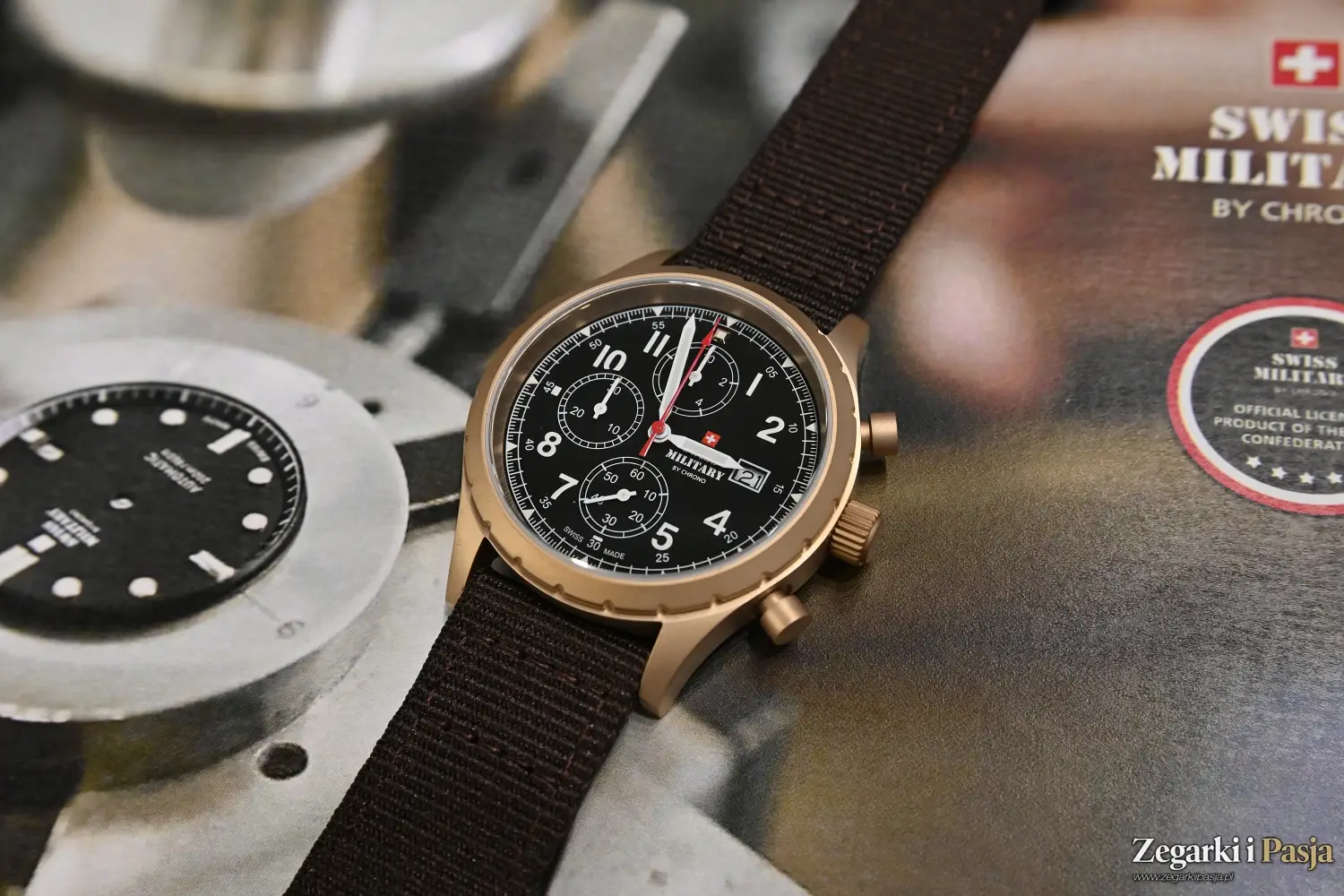 Swiss Military Field Chronograph Watch