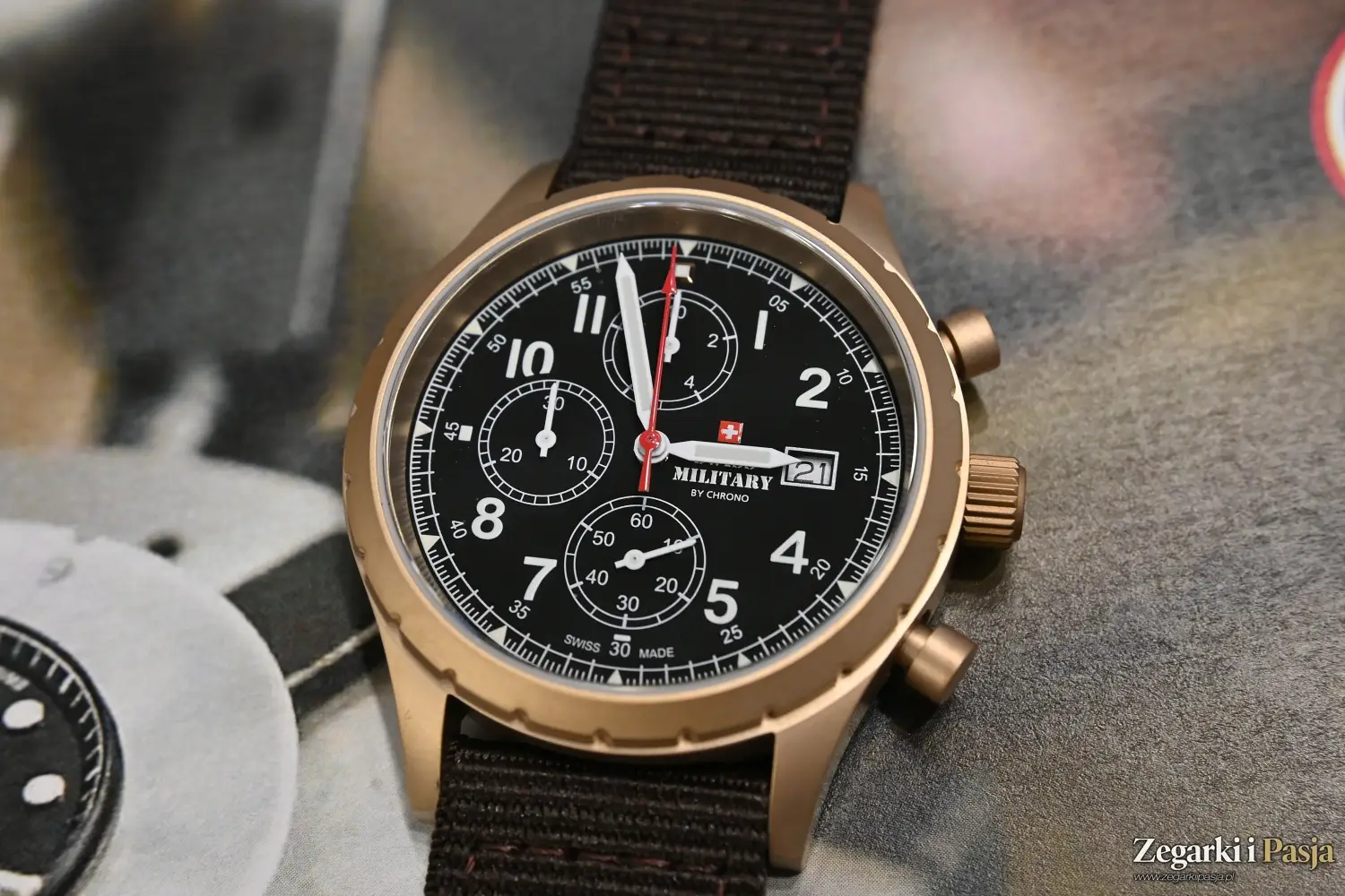 Swiss Military Field Chronograph Watch