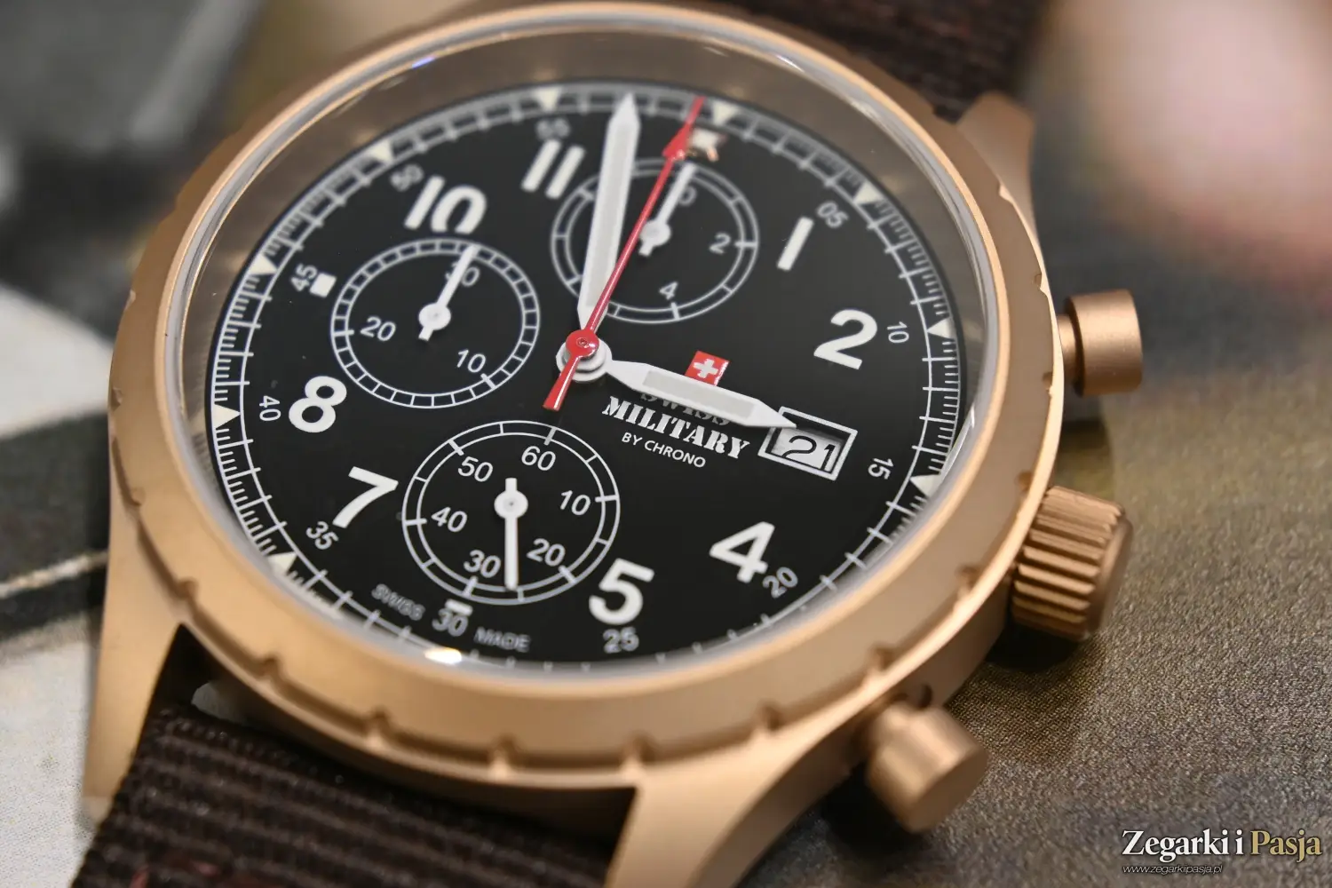 Swiss Military Field Chronograph Watch