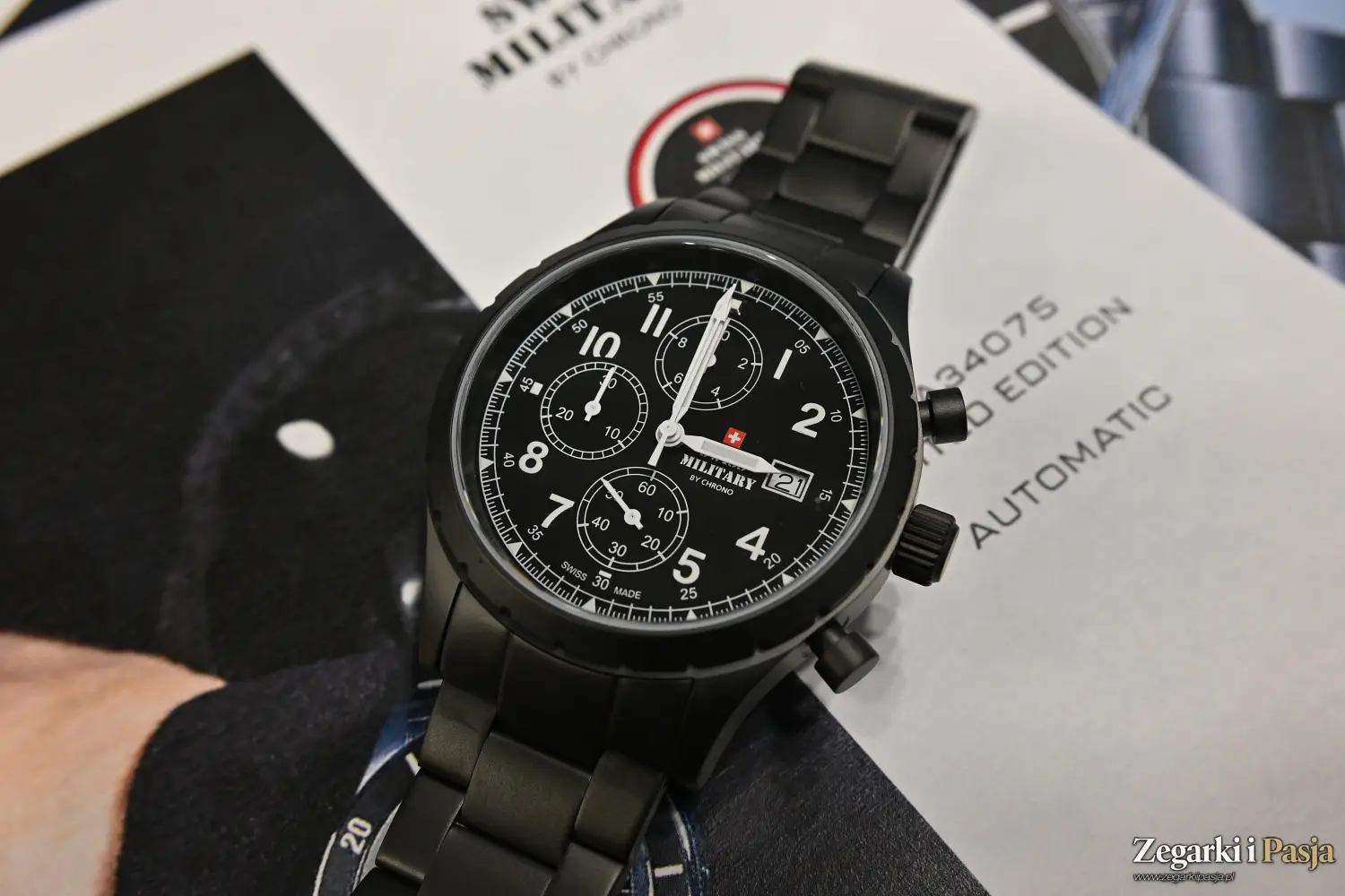 Swiss Military Field Chronograph Watch