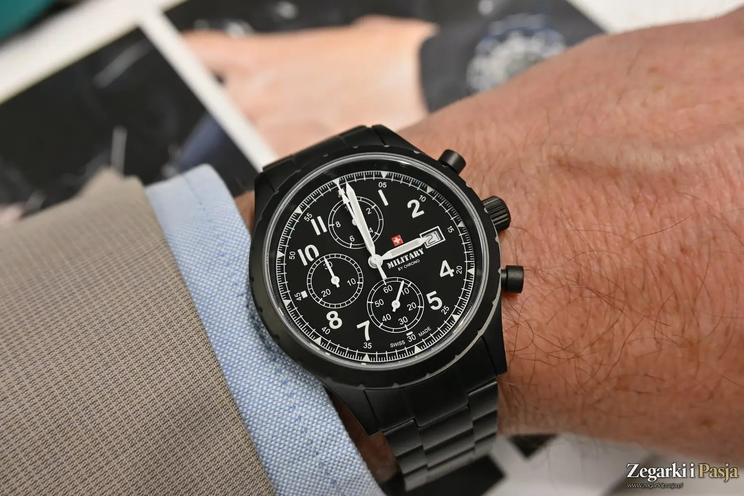 Swiss Military Field Chronograph Watch