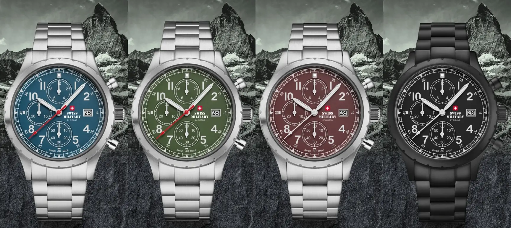 Swiss Military Field Chronograph Watch