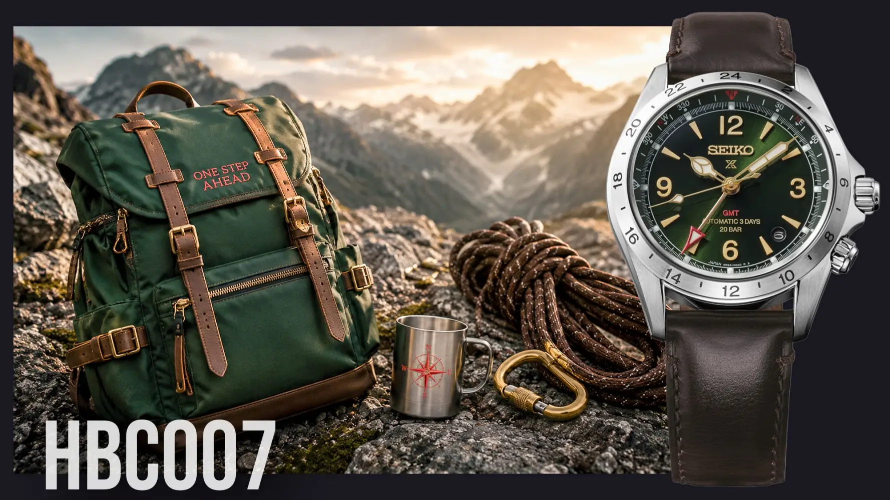 Seiko Prospex Alpinist Automatic GMT. 