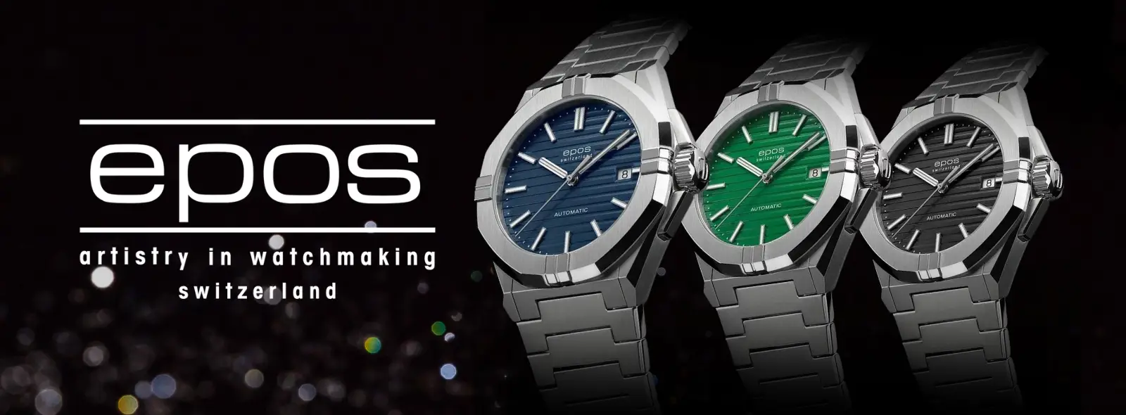 Epos Sport 3506.Sportowo-elegancki zegarek ze zintegrowaną bransoletą