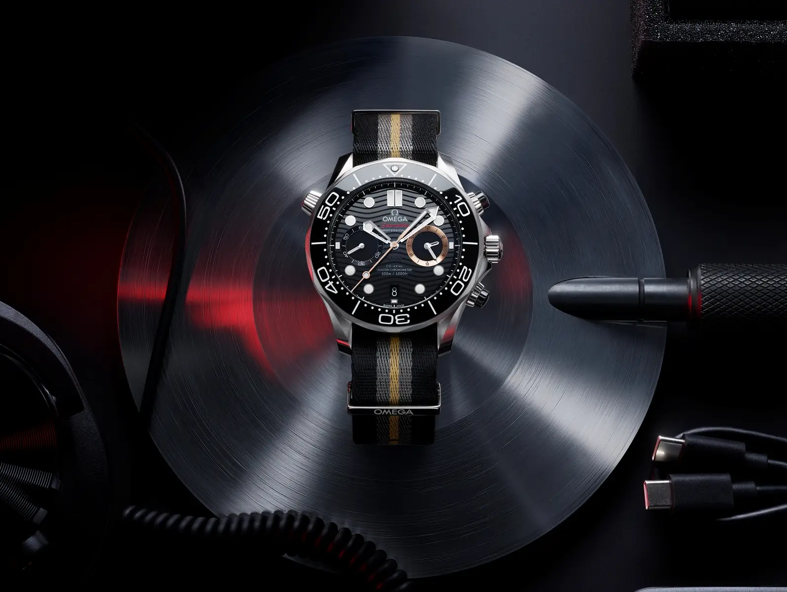 Początek szpiegowskiej drogi: Omega Seamaster Diver 300M Chronograph 007 First Light