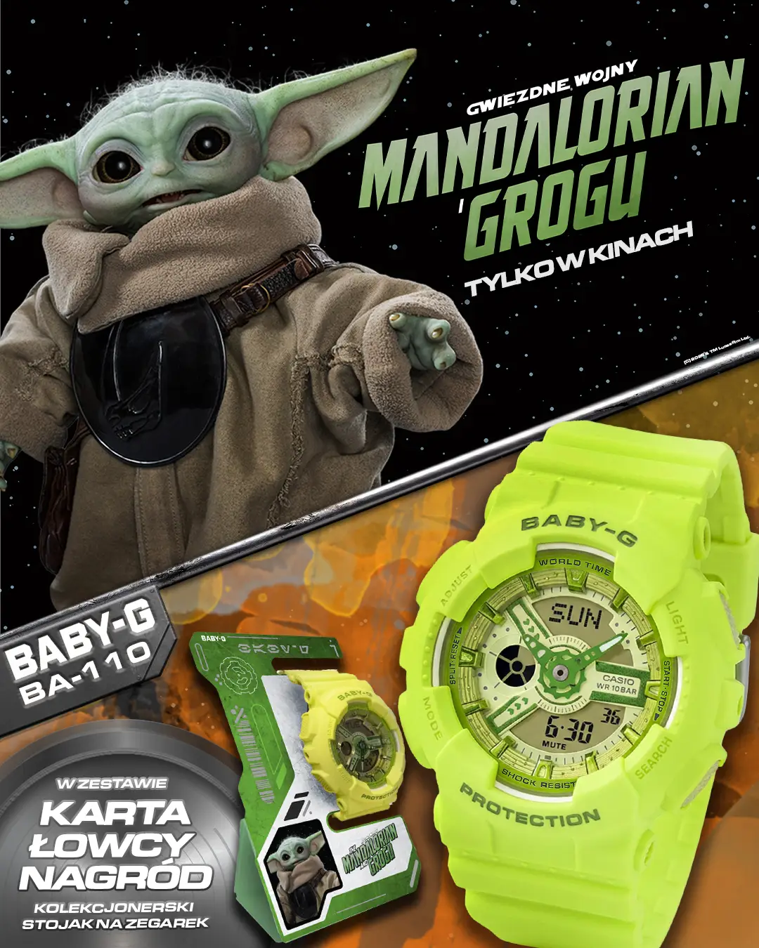 Zegarki G-SHOCK x Star Wars - Mandalorian i Grogu. „This is the way”!