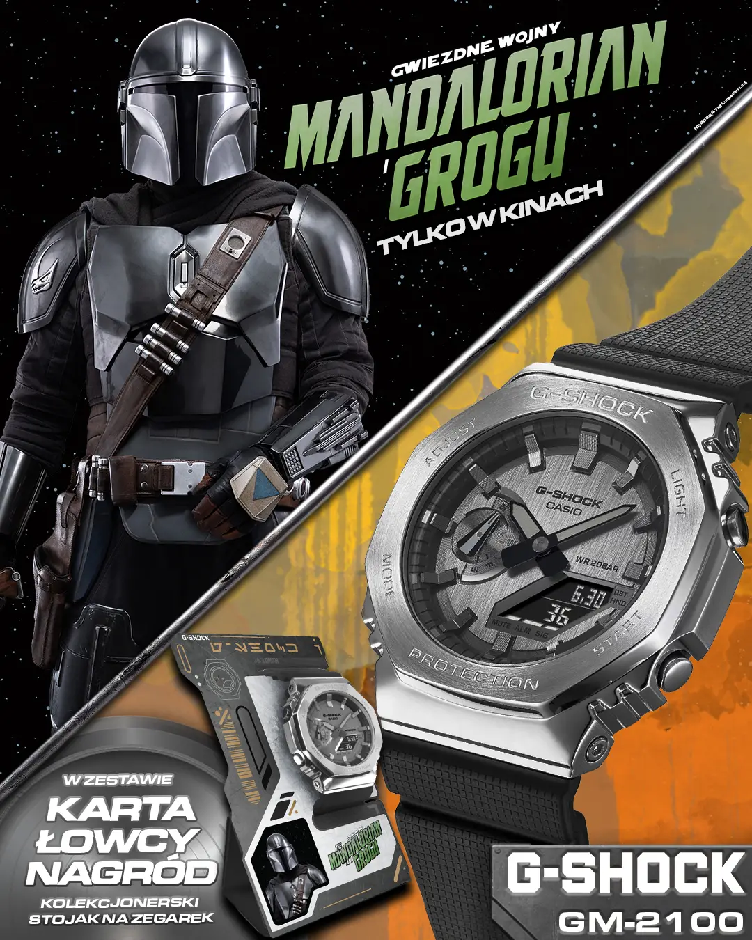 Zegarki G-SHOCK x Star Wars - Mandalorian i Grogu. „This is the way”!